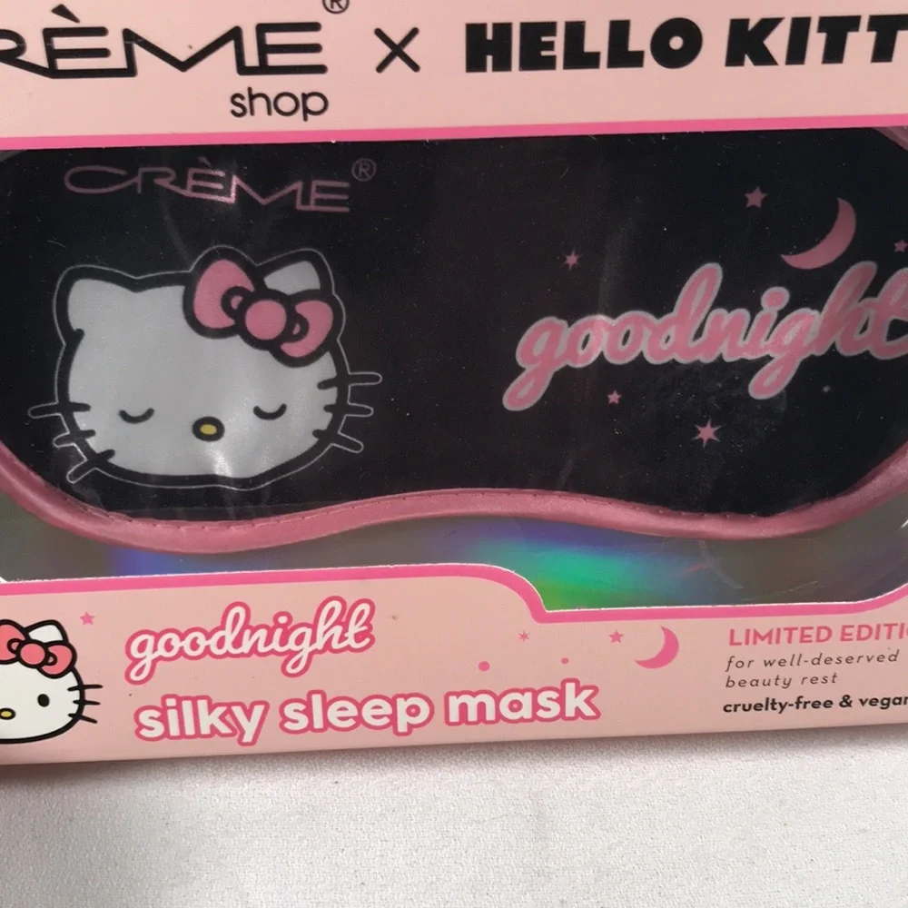 The Crème Shop X Hello Kitty Sanrio Goodnight Limited Edition Silky Sleep Mask